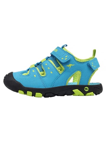 Kangaroos Enkelsandalen "K-Trek" lichtblauw/lichtgroen