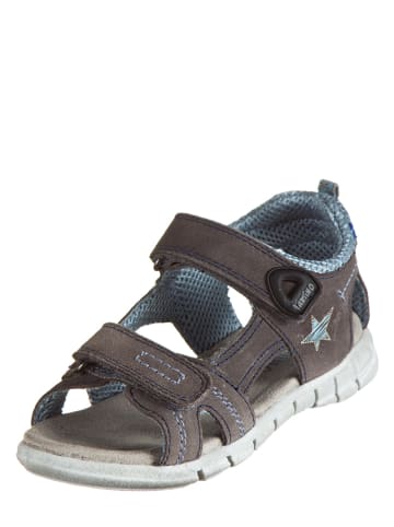 lamino Leder-Sandalen in Grau