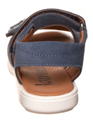 lamino Leder-Sandalen in Dunkelblau