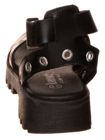 lamino Leder-Sandalen in Schwarz