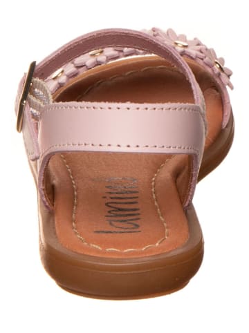 lamino Leder-Sandalen in Rosa