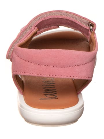 lamino Leder-Sandalen in Rosa