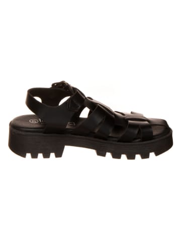 lamino Leder-Sandalen in Schwarz