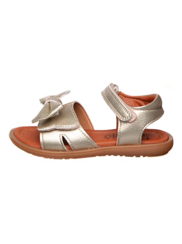 lamino Sandalen goudkleurig