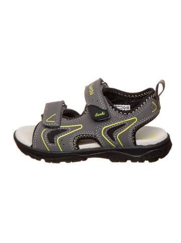 Lurchi Sandalen grijs/zwart/geel