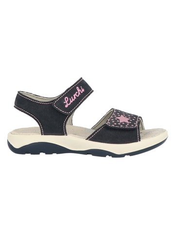 Lurchi Leder-Sandalen in Dunkelblau