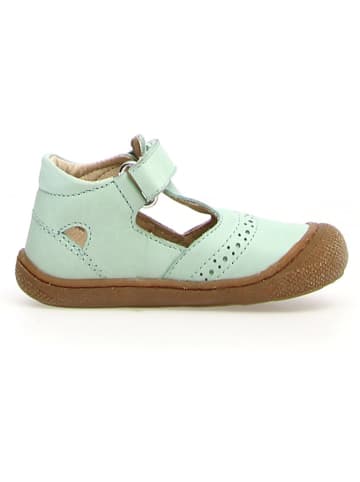 Naturino Leren enkelsandalen mintgroen