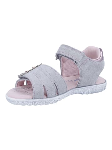 Richter Shoes Leder-Sandalen "Sole" in Grau