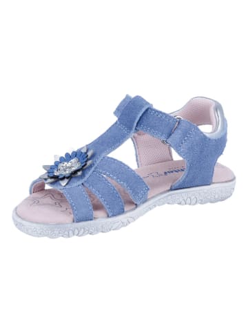 Richter Shoes Leder-Sandalen "Sole" in Blau
