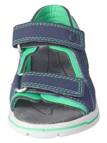 Ricosta Sandalen "Miro" in Dunkelblau/ Grün