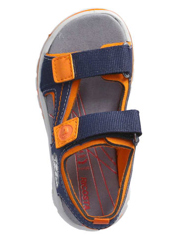 Ricosta Sandalen "Tame" in Dunkelblau/ Orange