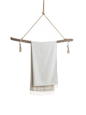 Samimi Hamamdoek "Atom" lichtgrijs - (L)180 x (B)100 cm