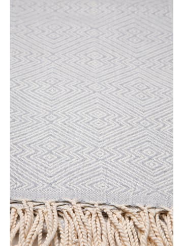 Samimi Chusta hammam "Atom" w kolorze jasnoszarym - 180 x 100 cm