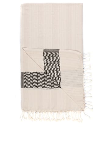 ILVY'S Chusta hammam w kolorze białym - 180 x 100 cm