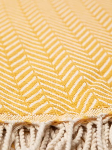 Samimi Hamamtuch "Damla" in Senf - (L)180 x (B)100 cm