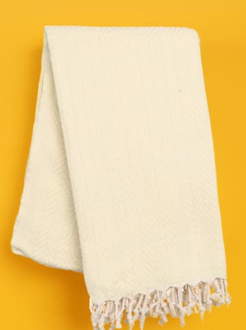 Samimi Hamamtuch "Damla" in Gelb - (L)180 x (B)100 cm