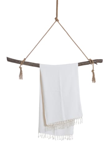 Samimi Hamamtuch in Weiß - (L)180 x (B)100 cm