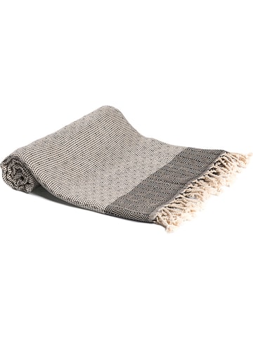 Samimi Hamamtuch in Schwarz - (L)180 x (B)100 cm