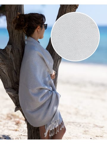 Samimi Hamamtuch in Grau - (L)180 x (B)100 cm