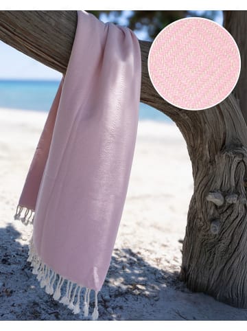 Samimi Hamamtuch in Rosa - (L)180 x (B)100 cm