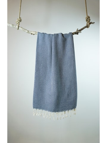 Samimi Hamamtuch in Blau - (L)180 x (B)100 cm