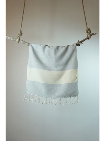 Samimi Chusta hammam w kolorze szarym - 180 x 100 cm