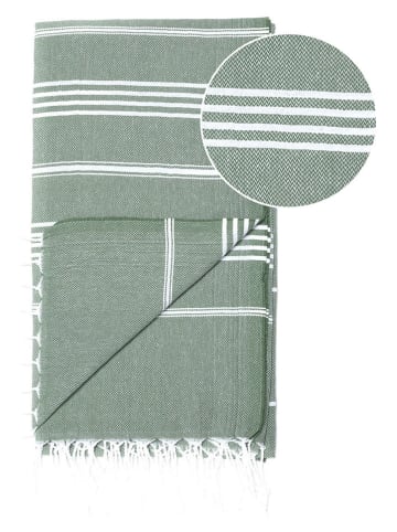Hammam Hamamtuch in Khaki - (L)180 x (B)100 cm