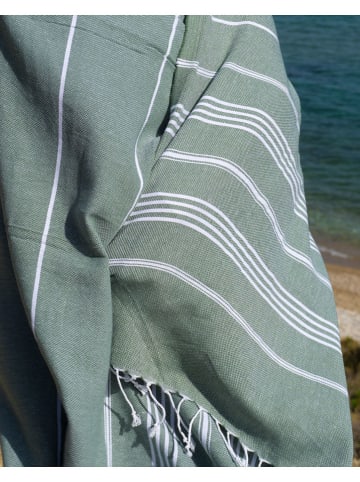 Hammam Chusta hammam w kolorze khaki - 180 x 100 cm