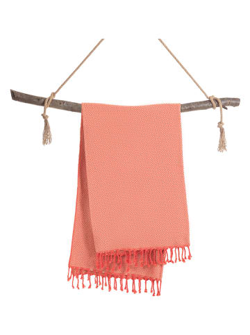 Towel to Go Chusta hammam "Samos" w kolorze różowo-beżowym - 175 x 95 cm