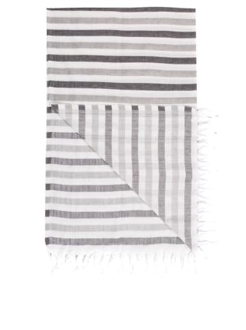 ILVY'S Hamamdoek beige/bruin - (L)180 x (B)100 cm