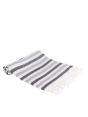 ILVY'S Hamamtuch in Beige/ Braun - (L)180 x (B)100 cm