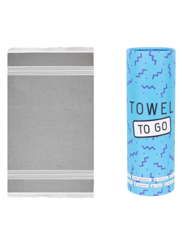 Samimi Hamamdoek "Oasis" grijs - (L)180 x (B)100 cm