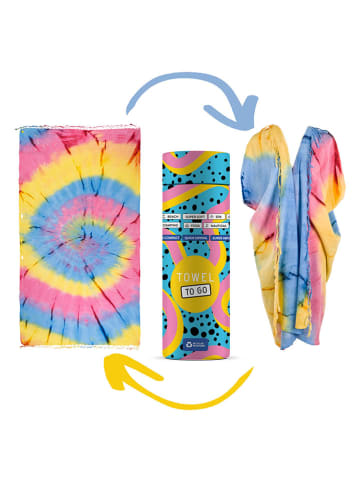 Towel to Go 2-in-1 strandlaken & pareo meerkleurig - (L)180 x (B)100 cm