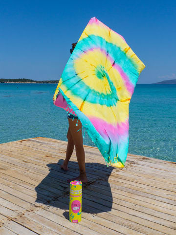 Towel to Go 2in1-Strandtuch und Pareo in Bunt - (L)180 x (B)100 cm