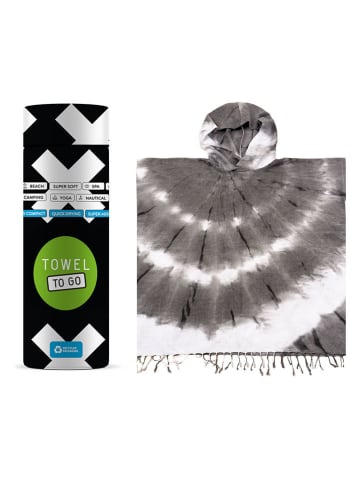 Towel to Go Ponczo w kolorze czarnym - 180 x 100 cm