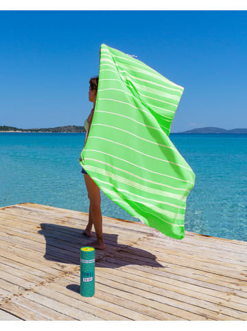 Samimi Hamamtuch in Grün - (L)180 x (B)100 cm