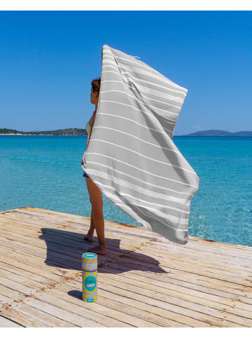 Samimi Hamamtuch in Hellgrau - (L)180 x (B)100 cm