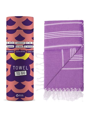 Samimi Chusta hammam w kolorze fioletowym - 180 x 100 cm