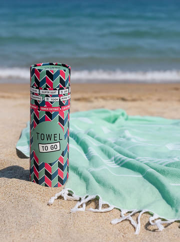 Towel to Go Hamamtuch in Mint - (L)180 x (B)100 cm