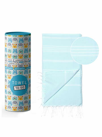 Towel to Go Ręcznik plażowy "Towel To Go" w kolorze miętowym - 180 x 100 cm