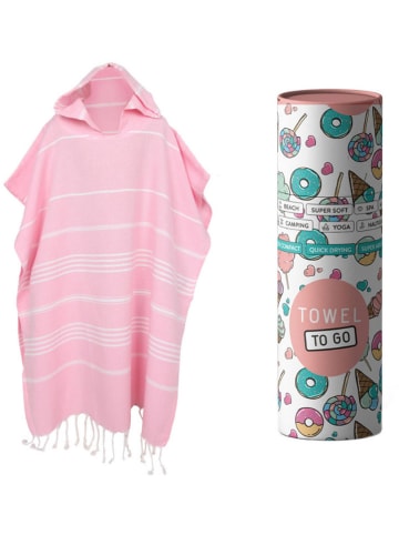 Towel to Go Poncho in Rosa - (L)60 x (B)48 cm