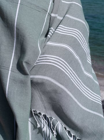 Towel to Go 2-częściowy zestaw w kolorze biało-jasnoszarym