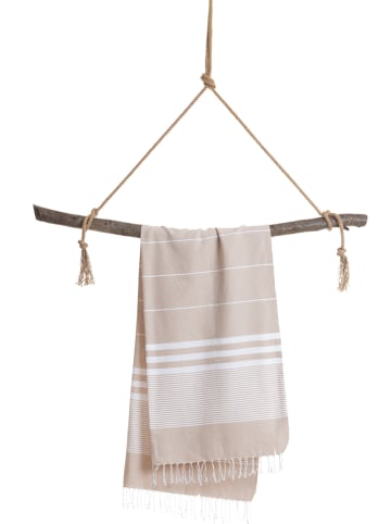 Towel to Go Strandlaken "Towel to Go - Sultan" beige - (L)180 x (B)100 cm