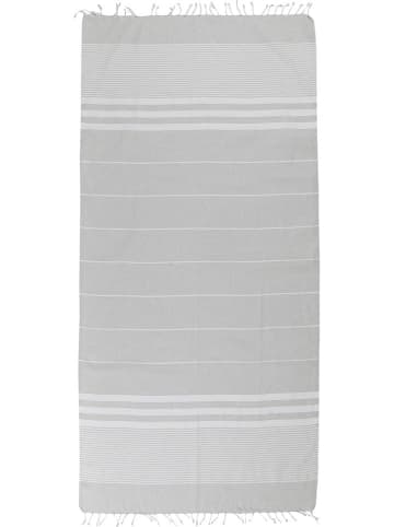 Towel to Go Strandtuch "Towel to Go - Sultan" in Hellgrau - (L)180 x (B)100 cm