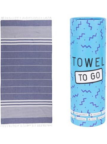 Towel to Go Strandlaken "Towel to Go - Sultan" blauw - (L)180 x (B)100 cm