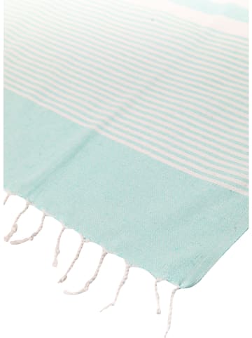 Pandora Strandtuch "Towel to Go - Malibu" in Türkis - (L)180 x (B)100 cm