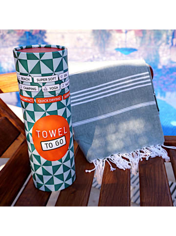 Towel to Go Ręcznik plażowy "Towel to Go" w kolorze khaki - 180 x 100 cm