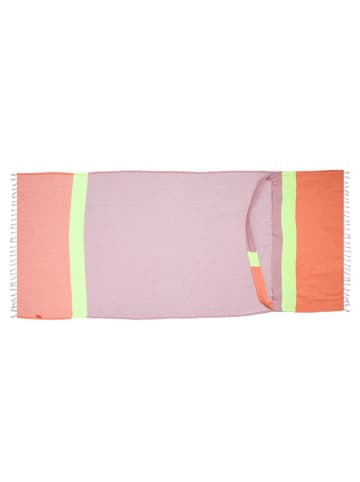 Towel to Go Strandlaken "Towel bag" oranje - (L)180 x (B)100 cm