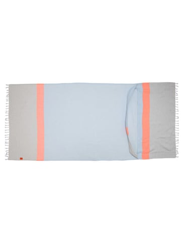 Towel to Go Strandlaken "Towel bag" grijs - (L)180 x (B)100 cm