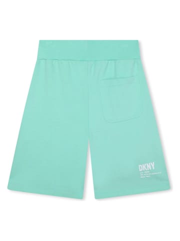 DKNY Szorty w kolorze turkusowym